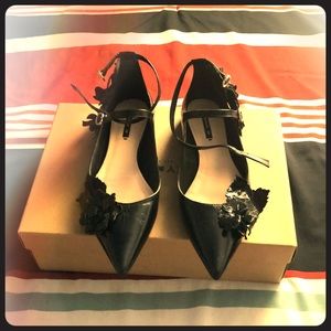 Zara black flats